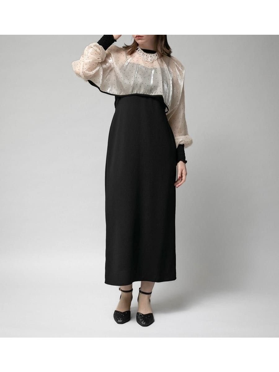 【ラシュッド/LASUD】のフリルボレロレイヤードワンピース(dot) 大人の最旬トレンドファッション＆コーディネート founy(ファウニー) 　ファッション　Fashion　レディースファッション　Fashion for Women　アウター　Coat / Outerwear Collection　ボレロ・ショート丈ジャケット / ドレス羽織りに　Boleros & Short Jackets　シャーリング　Shirring, Ruched　ドレス　Dress, One-Piece　パイピング　Piping, Trim Design　ボレロ　Bolero, Short Cardigan　エレガント 上品　Elegant　 other-1|ID: prp329100004977145 ipo3291000000037304269