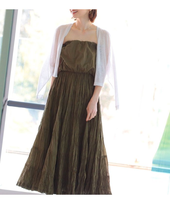 【ビームス ウイメン/BEAMS】の【別注】MARIHA / 草原の夢のワンピース インテリア・キッズ・メンズ・レディースファッション・服の通販 founy(ファウニー) https://founy.com/ ファッション Fashion レディースファッション Fashion for Women ワンピース Dresses インド Indian Textile カーディガン Cardigan, Knitwear ティアードスカート Tiered Skirt, Flounced Skirt デコルテ Décolleté, Neckline ドレス Dress, One-Piece ネップ Nepp, Slub Yarn プリント Print, Printed Pattern 別注 Limited Edition, Custom Order リゾート Resort, Vacation Style おすすめ Recommended / Our Picks |ID: prp329100004977156 ipo3291000000037304295