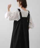 【バブ ブージュルード/Bab Bou Jeloud】の【WEB限定】ポンチジャンパースカート 大人の最旬トレンドファッション＆コーディネート founy(ファウニー) ファッション Fashion レディースファッション Fashion for Women スカート Skirts インナー Innerwear 春 Spring カットソー Cut and Sewn Top シンプル Simple, Minimal ストレッチ Stretch, Stretchy Fabric スニーカー Sneakers, Trainers タートルネック Turtleneck, High Neck ダウン Down, Puffer トレンド Trend, Trending Now ラウンド Round, Round Neck リラックス Relax, Relaxed Fit レース Lace, Lace Fabric ロング Long, Long-Length 再入荷 Restock / Back in Stock エレガント 上品 Elegant thumbnail BLACK|ID: prp329100004977157 ipo3291000000037304300