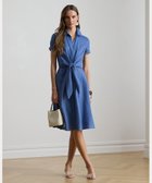 【ラルフローレン/RALPH LAUREN】のリネン シャツドレス 400ブルー|ID: prp329100004977162 ipo3291000000037355783