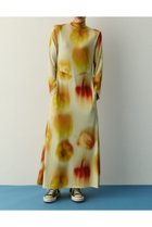 【ヘリンドットサイ/HeRIN.CYE】のPaprika pattern dress 大人の最旬トレンドファッション＆コーディネート founy(ファウニー) ファッション Fashion レディースファッション Fashion for Women ワンピース Dresses フォーマル・パーティードレス・結婚式用ドレス Elegant & Casual Dresses おすすめ Recommended / Our Picks ドレス Dress, One-Piece thumbnail 柄YEL5|ID: prp329100004977166 ipo3291000000037304322