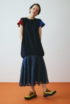 【ヘリンドットサイ/HeRIN.CYE】のCap sleeve dress 柄NVY5|ID: prp329100004977169 ipo3291000000037304334