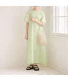 【ビューティ&ユース ユナイテッドアローズ/BEAUTY&YOUTH / UNITED ARROWS】のシアー バックリボン ワンピース ウォッシャブル LIME|ID: prp329100004977174 ipo3291000000037304349