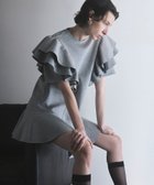 【メゾンスペシャル/MAISON SPECIAL】のFrill Mini Dress / フリルミニドレス GRY|ID: prp329100004977175 ipo3291000000037304353