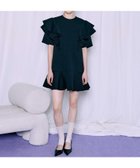 【メゾンスペシャル/MAISON SPECIAL】のFrill Mini Dress / フリルミニドレス BLK|ID: prp329100004977175 ipo3291000000037304354