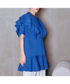 【メゾンスペシャル/MAISON SPECIAL】のFrill Mini Dress / フリルミニドレス BLU|ID: prp329100004977175 ipo3291000000037304355