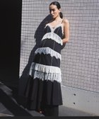 【メゾンスペシャル/MAISON SPECIAL】のLace Tiered Cami Dress / レースティアードキャミワンピース BLK|ID: prp329100004977176 ipo3291000000037304357