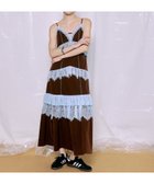【メゾンスペシャル/MAISON SPECIAL】のLace Tiered Cami Dress / レースティアードキャミワンピース BRN|ID: prp329100004977176 ipo3291000000037304359