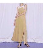 【メゾンスペシャル/MAISON SPECIAL】のTank Set Pile Flare Dress / タンク付パイルフレアワンピース 大人の最旬トレンドファッション＆コーディネート founy(ファウニー) ファッション Fashion レディースファッション Fashion for Women ワンピース Dresses フォーマル・パーティードレス・結婚式用ドレス Elegant & Casual Dresses おすすめ Recommended / Our Picks インナー Innerwear スリット Slit, Slit Detail タンク Tank Top, Sleeveless Top デニム Denim, Jeans Material フレア Flare, Flared 吸水 Absorbent, Quick-Dry 夏 Summer thumbnail YEL|ID: prp329100004977178 ipo3291000000037304365
