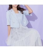 【ジルバイジルスチュアート/JILL by JILLSTUART】のチュールドッキングジャンスカ ブルー|ID: prp329100004977180 ipo3291000000037304374