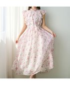 【ジルバイジルスチュアート/JILL by JILLSTUART】のぼかしフラワープリントワンピース レッド1|ID: prp329100004977181 ipo3291000000037304376