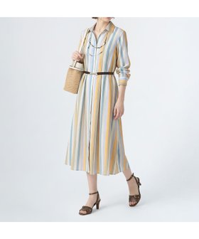 【スキャパ/SCAPA】のスタイリッシュストライプワンピース 大人の最旬トレンドファッション＆コーディネート founy(ファウニー) ファッション Fashion レディースファッション Fashion for Women ワンピース Dresses ストライプ Stripe, Striped Pattern |ID:prp329100004977191