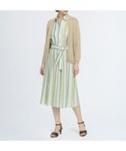 【スキャパ/SCAPA】のスタイリッシュストライプワンピース 大人の最旬トレンドファッション＆コーディネート founy(ファウニー) ファッション Fashion レディースファッション Fashion for Women ワンピース Dresses ストライプ Stripe, Striped Pattern thumbnail グリーン|ID: prp329100004977191 ipo3291000000037304407