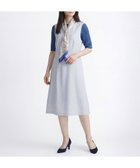 【スキャパ/SCAPA】のリノコットンヘリンボンワンピース 大人の最旬トレンドファッション＆コーディネート founy(ファウニー) ファッション Fashion レディースファッション Fashion for Women ワンピース Dresses インナー Innerwear スマート Smart, Elegant ロング Long, Long-Length thumbnail ライトブルー|ID: prp329100004977192 ipo3291000000037304410
