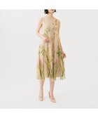 【シビラ/SYBILLA】のリーフ刺繍チュールドレス 大人の最旬トレンドファッション＆コーディネート founy(ファウニー) ファッション Fashion レディースファッション Fashion for Women ワンピース Dresses フォーマル・パーティードレス・結婚式用ドレス Elegant & Casual Dresses カットソー Cut and Sewn Top チュール Tulip, Tulip Motif ドレス Dress, One-Piece バランス Balance, Style Balance リーフ Leaf, Botanical Leaf 冬 Winter / This Winter 夏 Summer 春 Spring 秋 Autumn thumbnail ベージュ|ID: prp329100004977196 ipo3291000000037304422
