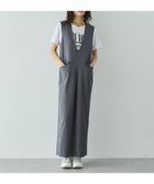 【ガレージ オブ グッド クロージング/GARAGE OF GOOD CLOTHING】のストライプ深Vネックタックジャンパースカート 大人の最旬トレンドファッション＆コーディネート founy(ファウニー) ファッション Fashion レディースファッション Fashion for Women スカート Skirts 2026年 2026 2026春夏・S/S Spring/Summer 2026 SS26 インナー Innerwear カットソー Cut and Sewn Top シンプル Simple, Minimal ストライプ Stripe, Striped Pattern セットアップ Set-Up, Coordinated Outfit セレモニー Ceremony フォルム Silhouette, Form フォーマル Formal, Dressy ポケット Pocket, Pocket Detail thumbnail ストライプグレー|ID: prp329100004977199 ipo3291000000037304431