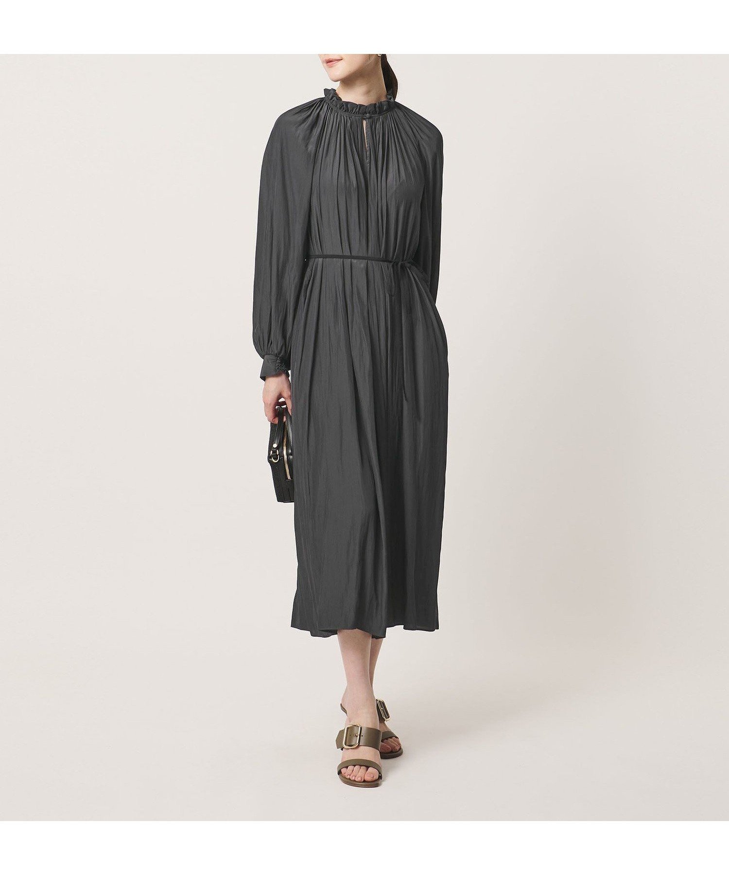 【ユナイテッドアローズ/UNITED ARROWS】のボリューム ギャザー ワンピース 大人の最旬トレンドファッション＆コーディネート founy(ファウニー) 　ファッション　Fashion　レディースファッション　Fashion for Women　ワンピース　Dresses　ギャザー　Gathered, Ruffled　ジャケット　Jacket, Outerwear　ドレープ　Drape, Draping Fabric　リラックス　Relax, Relaxed Fit　おすすめ　Recommended / Our Picks　 other-1|ID: prp329100004977205 ipo3291000000037304449