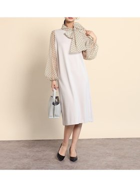 【ヴァン/Vin】のドットフロッキーリボンワンピース 大人の最旬トレンドファッション&コーディネート founy(ファウニー) ファッション Fashion レディースファッション Fashion for Women ワンピース Dresses オーガンジー Organza Fabric ストレッチ Stretch, Stretchy Fabric スリーブ Sleeve, Long Sleeve / Short Sleeve トレンド Trend, Trending Now リボン Ribbon, Bow おすすめ Recommended / Our Picks |ID:prp329100004977209
