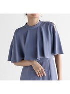 【ヴァン/Vin】のフリルショルダーカットオールインワン 大人の最旬トレンドファッション＆コーディネート founy(ファウニー) ファッション Fashion レディースファッション Fashion for Women ワンピース Dresses オールインワン・ワンピース Dresses and Jumpsuits オケージョン Occasion Wear スリット Slit, Slit Detail フリル Frill, Ruffle フロント Front, Front Design レース Lace, Lace Fabric エレガント 上品 Elegant thumbnail ブルー|ID: prp329100004977211 ipo3291000000037304476