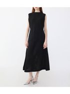 【ラシュッド/LASUD】のニット切替フレアワンピース ブラック|ID: prp329100004977221 ipo3291000000037304507