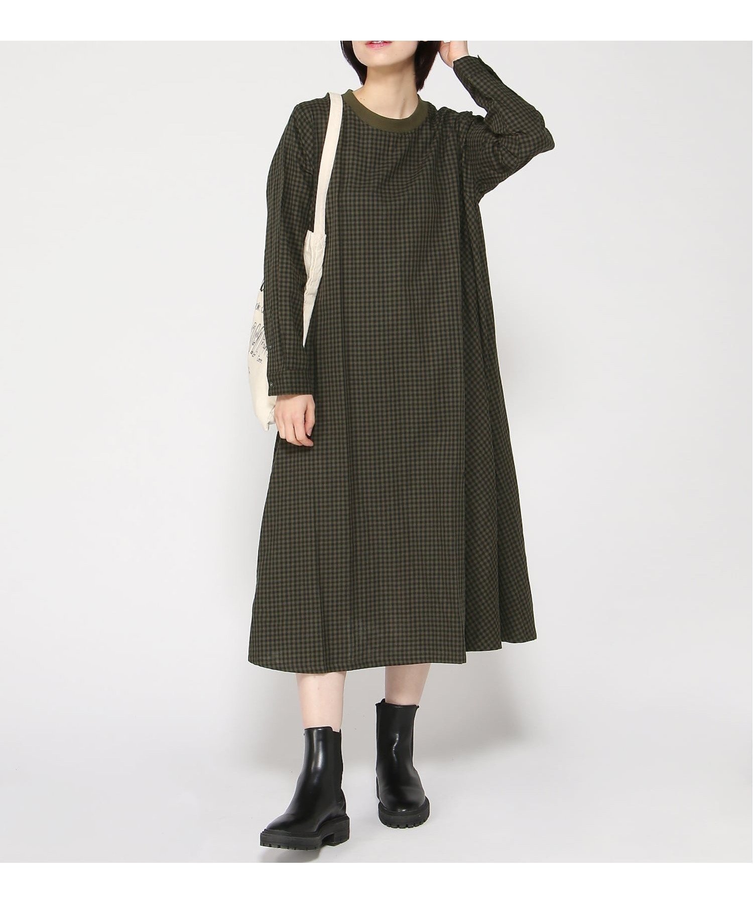【クラウドナイン/cloudnine】のcloudnine/ワンピース インテリア・キッズ・メンズ・レディースファッション・服の通販 founy(ファウニー) 　ファッション　Fashion　レディースファッション　Fashion for Women　ワンピース　Dresses　ジャケット　Jacket, Outerwear　カーキ|ID: prp329100004977227 ipo3291000000037304525