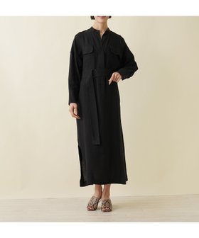 【ネミカ/NEMIKA】のベルトワンピース【SACRA】 大人の最旬トレンドファッション＆コーディネート founy(ファウニー) ファッション Fashion レディースファッション Fashion for Women ワンピース Dresses ベルト&ウエストマーク Belts & Waist Accessories おすすめ Recommended / Our Picks シンプル Simple, Minimal スキッパー Skipper, Open Collar スリット Slit, Slit Detail フラップ Flap, Flap Pocket ポケット Pocket, Pocket Detail ロング Long, Long-Length 夏 Summer |ID:prp329100004977234