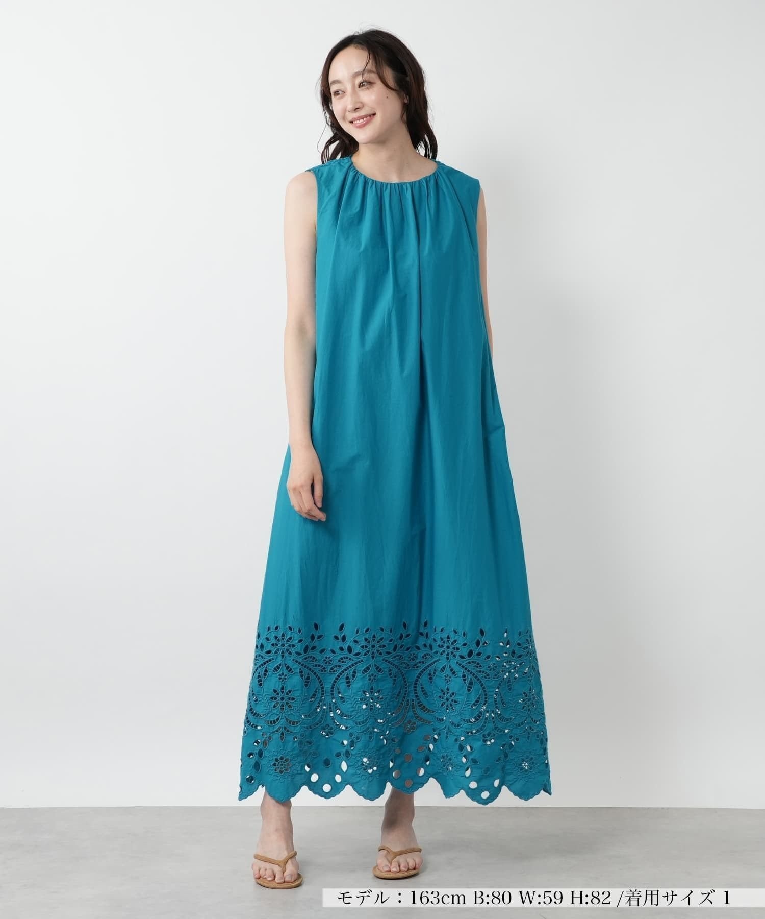 【ネミカ/NEMIKA】のカットワーク刺繍ワンピース【THREE DOTS】 大人の最旬トレンドファッション＆コーディネート founy(ファウニー) 　ファッション　Fashion　レディースファッション　Fashion for Women　ワンピース　Dresses　おすすめ　Recommended / Our Picks　インナー　Innerwear　ギャザー　Gathered, Ruffled　サンダル　Sandals, Summer Shoes　スニーカー　Sneakers, Trainers　ダウン　Down, Puffer　ポケット　Pocket, Pocket Detail　リボン　Ribbon, Bow　レース　Lace, Lace Fabric　ワーク　Workwear, Utility Style　夏　Summer　 other-1|ID: prp329100004977247 ipo3291000000037304580