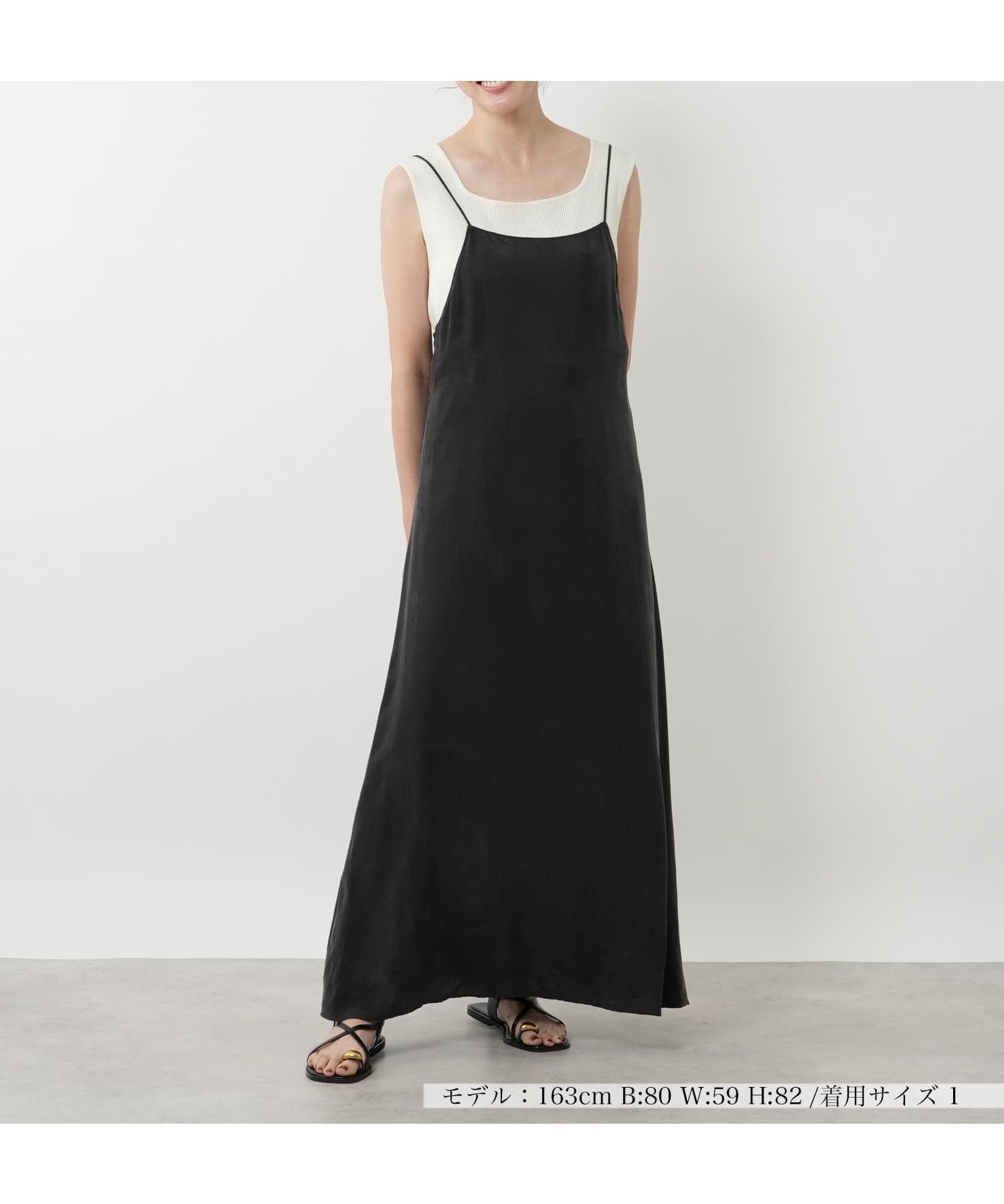 【ネミカ/NEMIKA】のキャミソールワンピース【PASSIONE】 インテリア・キッズ・メンズ・レディースファッション・服の通販 founy(ファウニー) 　ファッション　Fashion　レディースファッション　Fashion for Women　ワンピース　Dresses　インナー　Innerwear　カットソー　Cut and Sewn Top　キャミソール　Camisole, Spaghetti Strap Top　ペチコート　Petticoat, Underskirt　ポケット　Pocket, Pocket Detail　ロング　Long, Long-Length　エレガント 上品　Elegant　秋　Autumn　チャコールグレー|ID: prp329100004977251 ipo3291000000037304597