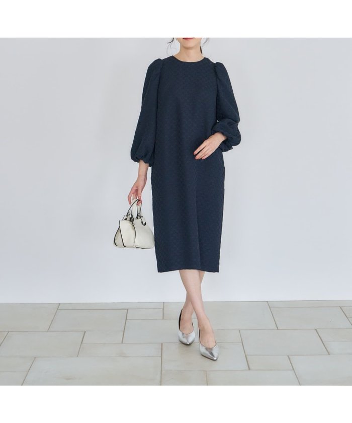 【ネミカ/NEMIKA】のバルーンスリーブワンピース【NEMIKA】 インテリア・キッズ・メンズ・レディースファッション・服の通販 founy(ファウニー) https://founy.com/ ファッション Fashion レディースファッション Fashion for Women ワンピース Dresses ウォッシャブル Machine Washable エレガント 上品 Elegant スリーブ Sleeve, Long Sleeve / Short Sleeve バルーン Balloon, Balloon Silhouette ポケット Pocket, Pocket Detail リラックス Relax, Relaxed Fit 秋 Autumn |ID: prp329100004977257 ipo3291000000037304618
