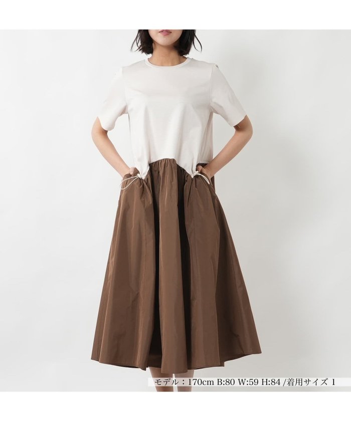 【ネミカ/NEMIKA】の切替ワンピース インテリア・キッズ・メンズ・レディースファッション・服の通販 founy(ファウニー) https://founy.com/ ファッション Fashion レディースファッション Fashion for Women ワンピース Dresses 切替 Switching, Contrast Panel |ID: prp329100004977259 ipo3291000000037304624