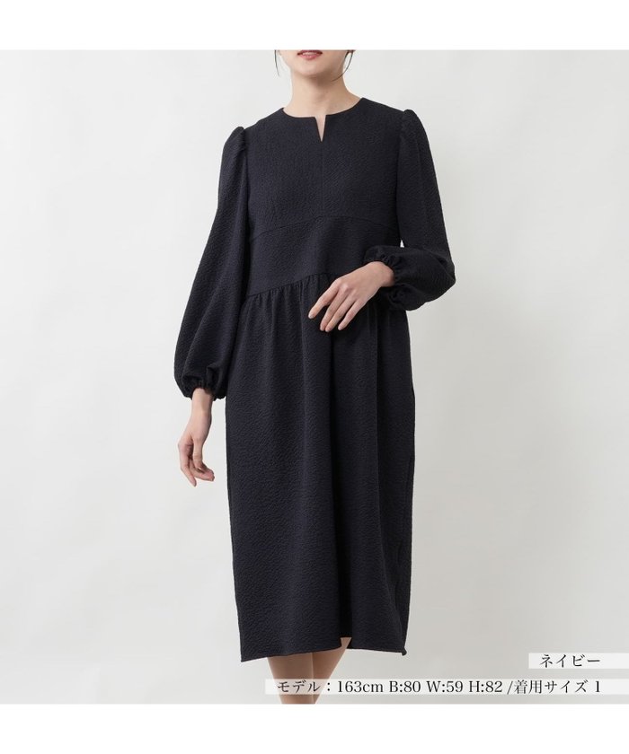 【ネミカ/NEMIKA】のキーネックワンピース【NEMIKA】 インテリア・キッズ・メンズ・レディースファッション・服の通販 founy(ファウニー) https://founy.com/ ファッション Fashion レディースファッション Fashion for Women ワンピース Dresses ウォッシャブル Machine Washable シンプル Simple, Minimal スリーブ Sleeve, Long Sleeve / Short Sleeve ポケット Pocket, Pocket Detail 春 Spring |ID: prp329100004977260 ipo3291000000037304627