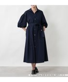 【ネミカ/NEMIKA】のバルーンスリーブシャツワンピース【NEMIKA】 大人の最旬トレンドファッション＆コーディネート founy(ファウニー) ファッション Fashion レディースファッション Fashion for Women ワンピース Dresses シャツワンピース / 1枚で着映えコーデ Shirt Dresses おすすめ Recommended / Our Picks ウォッシャブル Machine Washable エレガント 上品 Elegant スリーブ Sleeve, Long Sleeve / Short Sleeve バルーン Balloon, Balloon Silhouette ポケット Pocket, Pocket Detail リラックス Relax, Relaxed Fit 夏 Summer thumbnail ネイビー|ID: prp329100004977261 ipo3291000000037304631