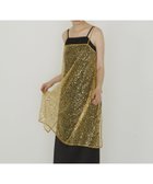 【アンドレスド/ANDRESD】の結婚式・二次会対応 スパンコールレイヤードドレス ゴールド|ID: prp329100004977295 ipo3291000000037356184