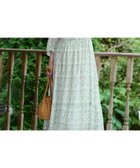 【キャラオクルス/CARA OCRUZ】の洗える Vネック小花柄フレアワンピース 【WILLIAM MORRIS】【35th】 大人の最旬トレンドファッション＆コーディネート founy(ファウニー) ファッション Fashion レディースファッション Fashion for Women ワンピース Dresses ウォッシャブル Machine Washable 洗える Machine Washable コラボ Collaboration, Collab シャーリング Shirring, Ruched スリーブ Sleeve, Long Sleeve / Short Sleeve フレア Flare, Flared ブラウジング Blouson Silhouette, Cinched Waist ポケット Pocket, Pocket Detail リゾート Resort, Vacation Style リボン Ribbon, Bow エレガント 上品 Elegant thumbnail アイボリー|ID: prp329100004977300 ipo3291000000037304784