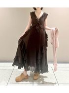 【リリーブラウン/Lily Brown】のラッフルフリルフレアワンピース 大人の最旬トレンドファッション＆コーディネート founy(ファウニー) ファッション Fashion レディースファッション Fashion for Women ワンピース Dresses インナー Innerwear シフォン Chiffon, Lightweight Fabric スマート Smart, Elegant ネップ Nepp, Slub Yarn フィット Fit, Slim Fit フリル Frill, Ruffle フレア Flare, Flared thumbnail DBRW[059]|ID: prp329100004977307 ipo3291000000037304803