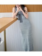 【スナイデル ホーム/SNIDEL HOME】のリボンツイードワンピース 大人の最旬トレンドファッション＆コーディネート founy(ファウニー) ファッション Fashion レディースファッション Fashion for Women ワンピース Dresses エレガント 上品 Elegant カーディガン Cardigan, Knitwear スマート Smart, Elegant ツイード／ツィード Choker, Choker Necklace ラップ Wrap, Wrap Design リボン Ribbon, Bow 無地 Plain, Solid Color thumbnail GRY[006]|ID: prp329100004977311 ipo3291000000037304818