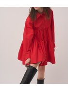 【スナイデル/SNIDEL】のボリュームティアードミニシャツワンピース 大人の最旬トレンドファッション＆コーディネート founy(ファウニー) ファッション Fashion レディースファッション Fashion for Women ワンピース Dresses シャツワンピース / 1枚で着映えコーデ Shirt Dresses ウェーブ Wavy Pattern キャミソール Camisole, Spaghetti Strap Top ギャザー Gathered, Ruffled クール Cool, Chic ストライプ Stripe, Striped Pattern スマート Smart, Elegant フェミニン Feminine, Girly おすすめ Recommended / Our Picks thumbnail RED[046]|ID: prp329100004977313 ipo3291000000037304826