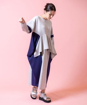 【オズモーシス/OSMOSIS】のサイドドレープ切替ワンピース 大人の最旬トレンドファッション＆コーディネート founy(ファウニー) ファッション Fashion レディースファッション Fashion for Women ワンピース Dresses ドレープ Drape, Draping Fabric 再入荷 Restock / Back in Stock 切替 Switching, Contrast Panel 夏 Summer S/S・春夏 SS, Spring/Summer, Warm Season |ID:prp329100004977321