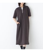 【ヒューマンウーマン/HUMAN WOMAN】のハーフジップカットソーワンピース 大人の最旬トレンドファッション＆コーディネート founy(ファウニー) ファッション Fashion レディースファッション Fashion for Women ワンピース Dresses おすすめ Recommended / Our Picks スタンダード Standard, Basic スニーカー Sneakers, Trainers ブルゾン Blouson, Bomber Jacket 羽織 Haori, Light Jacket thumbnail チャコールグレー1|ID: prp329100004977329 ipo3291000000037304879