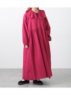 【サマンサモスモス/Samansa Mos2】の【Cross*Linen】ギャザーワンピース 大人の最旬トレンドファッション＆コーディネート founy(ファウニー) ファッション Fashion レディースファッション Fashion for Women ワンピース Dresses おすすめ Recommended / Our Picks ギャザー Gathered, Ruffled シューズ Shoes, Footwear シンプル Simple, Minimal スニーカー Sneakers, Trainers フラット Flat, Flat Shoes ベスト Vest, Waistcoat リネン Linen, Linen Fabric 春 Spring thumbnail レッド|ID: prp329100004977330 ipo3291000000037304882