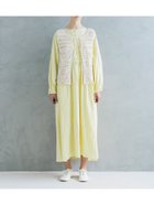 【サマンサモスモス/Samansa Mos2】の【Cross*Linen】ギャザーワンピース 大人の最旬トレンドファッション＆コーディネート founy(ファウニー) ファッション Fashion レディースファッション Fashion for Women ワンピース Dresses おすすめ Recommended / Our Picks ギャザー Gathered, Ruffled シューズ Shoes, Footwear シンプル Simple, Minimal スニーカー Sneakers, Trainers フラット Flat, Flat Shoes ベスト Vest, Waistcoat リネン Linen, Linen Fabric 春 Spring thumbnail イエロー|ID: prp329100004977330 ipo3291000000037304883
