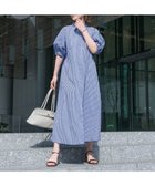 【アーバンリサーチ ロッソ/URBAN RESEARCH ROSSO】の『別注』ELENDEEK×ROSSO RELAXY SHIRT ONE-PIECE 大人の最旬トレンドファッション＆コーディネート founy(ファウニー) ファッション Fashion レディースファッション Fashion for Women トップス・カットソー Cut & Sew Tops シャツ・ブラウス・オフィスカジュアル Elegant Blouses & Button-Ups ストライプ Stripe, Striped Pattern スリーブ Sleeve, Long Sleeve / Short Sleeve デニム Denim, Jeans Material フロント Front, Front Design 別注 Limited Edition, Custom Order ロング Long, Long-Length S/S・春夏 SS, Spring/Summer, Warm Season おすすめ Recommended / Our Picks 夏 Summer エレガント 上品 Elegant 2026年 2026 2026春夏・S/S Spring/Summer 2026 SS26 thumbnail ブルー系その他|ID: prp329100004977331 ipo3291000000037304889