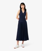 【ラコステ/LACOSTE】のスリーブレスプリーツロングドレス 大人の最旬トレンドファッション＆コーディネート founy(ファウニー) ファッション Fashion レディースファッション Fashion for Women ワンピース Dresses フォーマル・パーティードレス・結婚式用ドレス Elegant & Casual Dresses エレガント 上品 Elegant フェミニン Feminine, Girly プリーツ Pleats, Pleated ロング Long, Long-Length thumbnail ネイビー|ID: prp329100004977344 ipo3291000000037304933