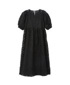 【ローズバッド/ROSE BUD】のFLOWER JACQUARD DRESS 大人の最旬トレンドファッション＆コーディネート founy(ファウニー) ファッション Fashion レディースファッション Fashion for Women ワンピース Dresses フォーマル・パーティードレス・結婚式用ドレス Elegant & Casual Dresses インナー Innerwear キャミソール Camisole, Spaghetti Strap Top キャミワンピース Cami Dress, Slip Dress シアー Sheer, See-Through シンプル Simple, Minimal ジャカード／ジャガード Jacquard, Woven Pattern ドレス Dress, One-Piece ビッグ Big, Oversized フラワー Flower, Floral ロマンティック Romantic, Feminine Style エレガント 上品 Elegant thumbnail BLACK|ID: prp329100004977353 ipo3291000000037304962