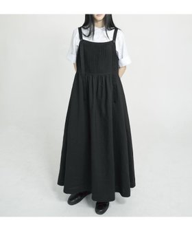 【ビショップ/Bshop】のピンタック ロングワンピース WOMEN 大人の最旬トレンドファッション＆コーディネート founy(ファウニー) ファッション Fashion レディースファッション Fashion for Women ワンピース Dresses キャミソール Camisole, Spaghetti Strap Top クラシック Classic, Timeless Style ポケット Pocket, Pocket Detail ラップ Wrap, Wrap Design リネン Linen, Linen Fabric ロング Long, Long-Length |ID:prp329100004977359