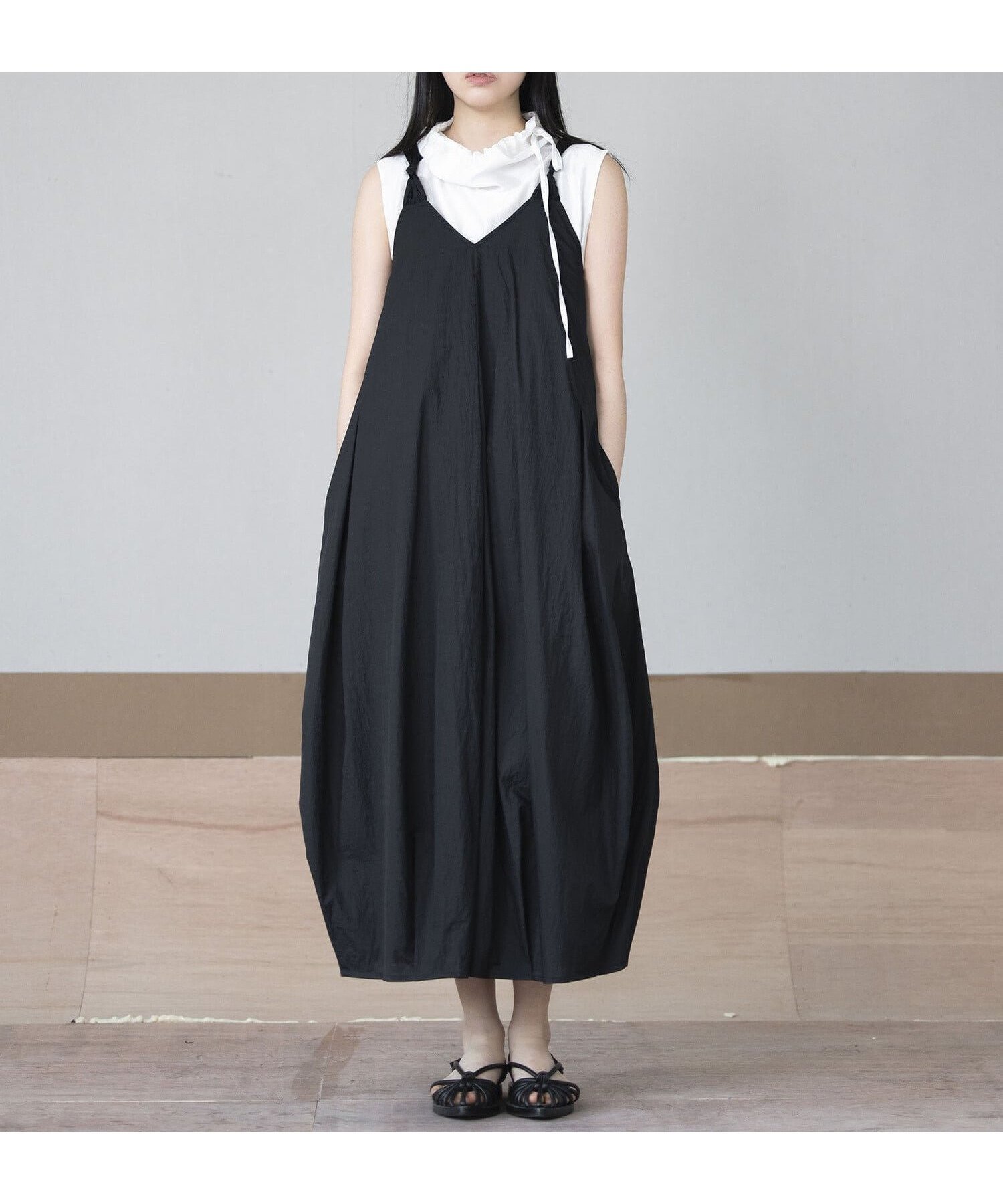 【ビショップ/Bshop】のツイスト Vネックノースリーブワンピース WOMEN 大人の最旬トレンドファッション＆コーディネート founy(ファウニー) 　ファッション　Fashion　レディースファッション　Fashion for Women　ワンピース　Dresses　クラシック　Classic, Timeless Style　ツイスト　Tweed, Tweed Fabric　ドレス　Dress, One-Piece　ノースリーブ　Sleeveless, No-Sleeve　ポケット　Pocket, Pocket Detail　メッシュ　Mesh, Net Fabric　ロング　Long, Long-Length　 other-1|ID: prp329100004977360 ipo3291000000037304982