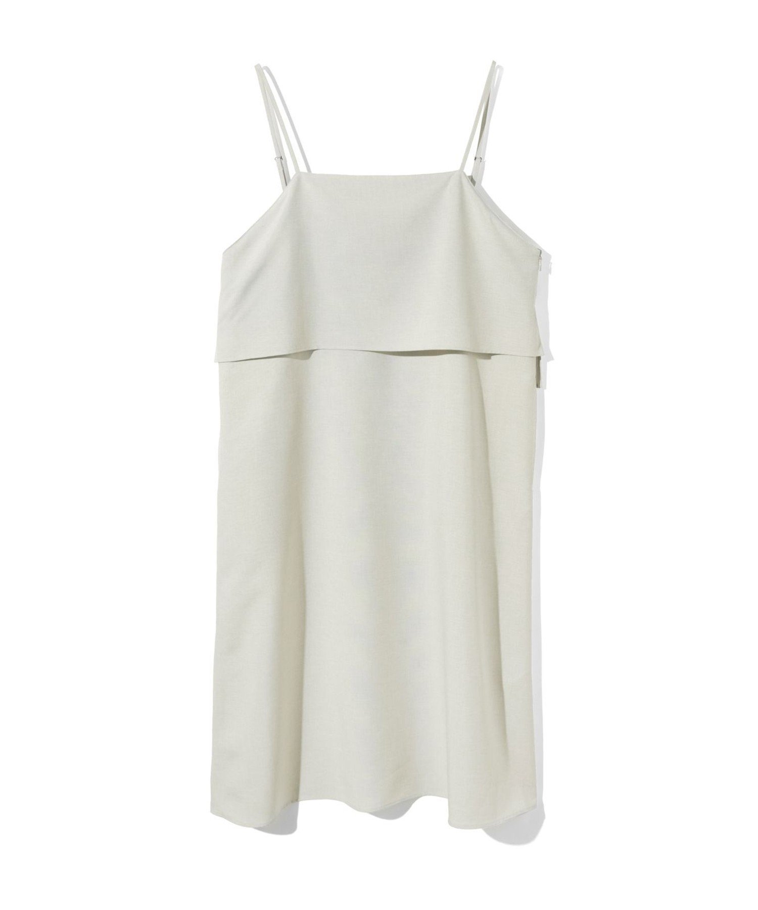 【マーコート/MARcourt】のMIDIUMISOLID for Ladies レイヤードキャミソールワンピース インテリア・キッズ・メンズ・レディースファッション・服の通販 founy(ファウニー) 　ファッション　Fashion　レディースファッション　Fashion for Women　ワンピース　Dresses　シンプル　Simple, Minimal　ポケット　Pocket, Pocket Detail　夏　Summer　定番　Standard, Basic Item　春　Spring　S/S・春夏　SS, Spring/Summer, Warm Season　無地　Plain, Solid Color　グレージュ|ID: prp329100004977363 ipo3291000000037304993