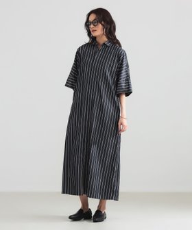 【デミルクス ビームス/Demi-Luxe BEAMS】 TICCA / テント ハーフスリーブ シャツ ワンピース大人の最旬トレンドファッション＆コーディネート founy(ファウニー) ファッション Fashion レディースファッション Fashion for Women ワンピース Dresses シャツワンピース / 1枚で着映えコーデ Shirt Dresses エレガント 上品 Elegant 春 Spring カフス Cuff Design スリーブ Sleeve, Long Sleeve / Short Sleeve なめらか Smooth, Silky Texture ハーフ Half, Half-Length バランス Balance, Style Balance パターン Pattern, Design Print フロント Front, Front Design ベーシック Basic, Essential ロング Long, Long-Length ワーク Workwear, Utility Style S/S・春夏 SS, Spring/Summer, Warm Season おすすめ Recommended / Our Picks 夏 Summer |ID:prp329100004977371