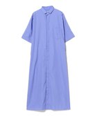 【デミルクス ビームス/Demi-Luxe BEAMS】のTICCA / テント ハーフスリーブ シャツ ワンピース 大人の最旬トレンドファッション＆コーディネート founy(ファウニー) ファッション Fashion レディースファッション Fashion for Women ワンピース Dresses シャツワンピース / 1枚で着映えコーデ Shirt Dresses エレガント 上品 Elegant 春 Spring カフス Cuff Design スリーブ Sleeve, Long Sleeve / Short Sleeve なめらか Smooth, Silky Texture ハーフ Half, Half-Length バランス Balance, Style Balance パターン Pattern, Design Print フロント Front, Front Design ベーシック Basic, Essential ロング Long, Long-Length ワーク Workwear, Utility Style S/S・春夏 SS, Spring/Summer, Warm Season おすすめ Recommended / Our Picks 夏 Summer thumbnail BLUE|ID: prp329100004977371 ipo3291000000037305027