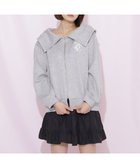 【ジルバイジルスチュアート/JILL by JILLSTUART】のビッグカラーパーカーティアードミニスカートセット グレー|ID: prp329100004977380 ipo3291000000037305053